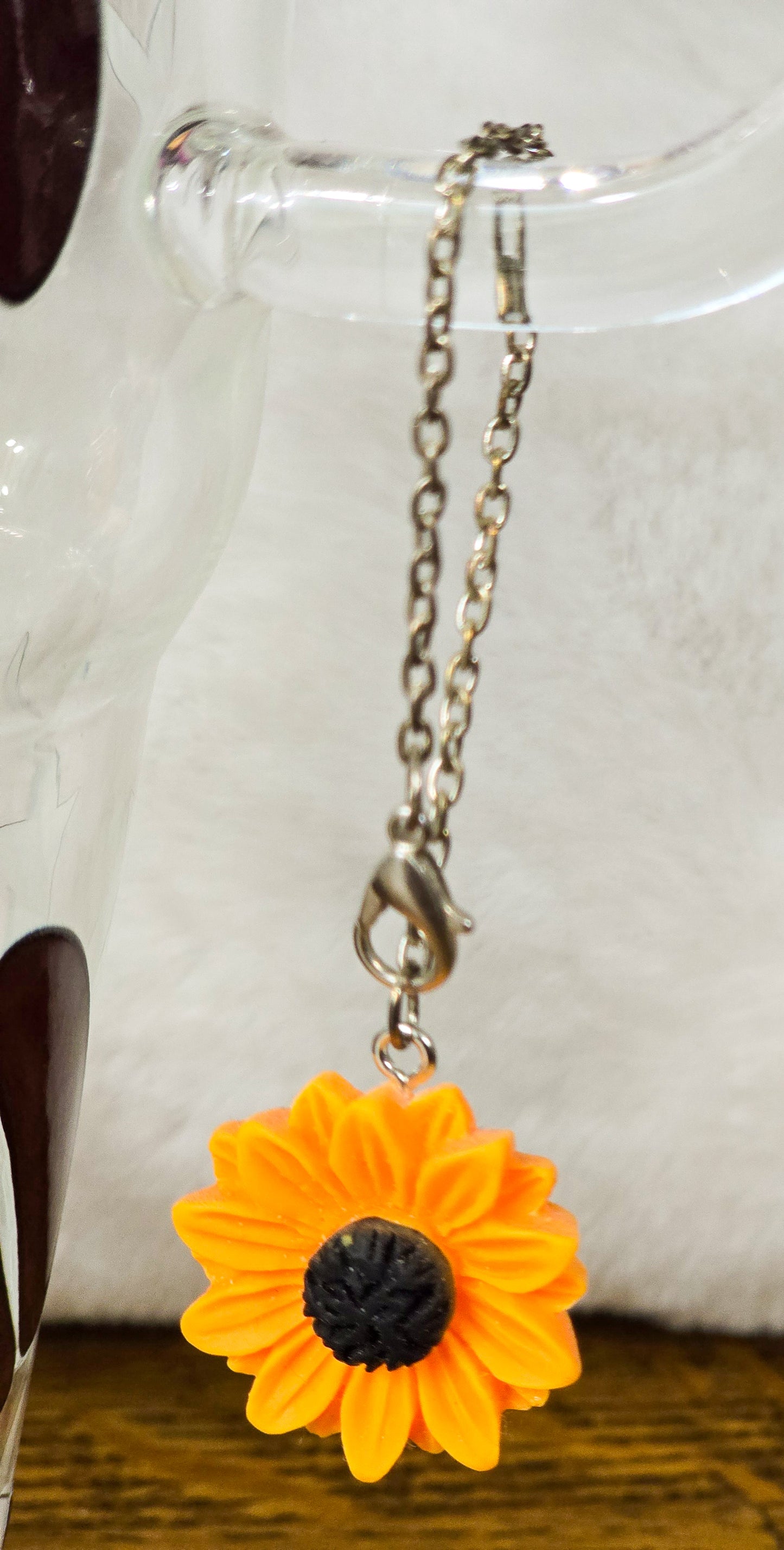 Sunflower Cup Charm