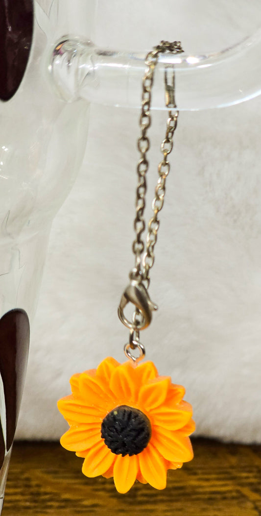 Sunflower Cup Charm